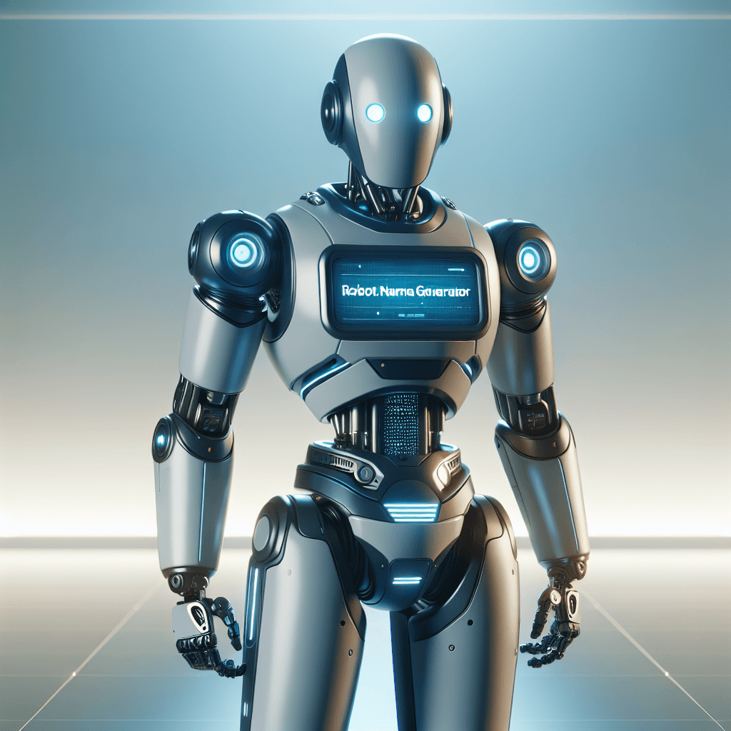 Epic Robot Name Generator