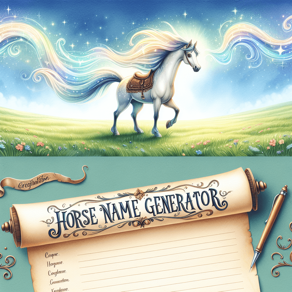 Epic Horse Name Generator